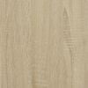 vidaXL Armario de ba&ntilde;o madera contrachapada roble Sonoma 30x30x190 cm