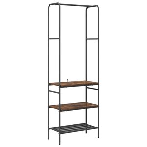 vidaXL Perchero para ropa Roble ahumado 60 x 30 x 171 cm
