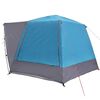 vidaXL Tienda de camping Azul 420 x 420 x 227 cm Poliéster