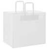 vidaXL Bolsas de papel con asas 50 uds blanca 32x22x28 cm