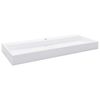 vidaXL Lavabo 120x46x11 cm resina mineral/m&aacute;rmol blanco