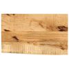 vidaXL Tablero de mesa borde natural madera maciza mango 50x20x3,8 cm