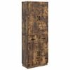 vidaXL Juego de armarios 2 pcs Roble Ahumado Madera de ingenier&iacute;a