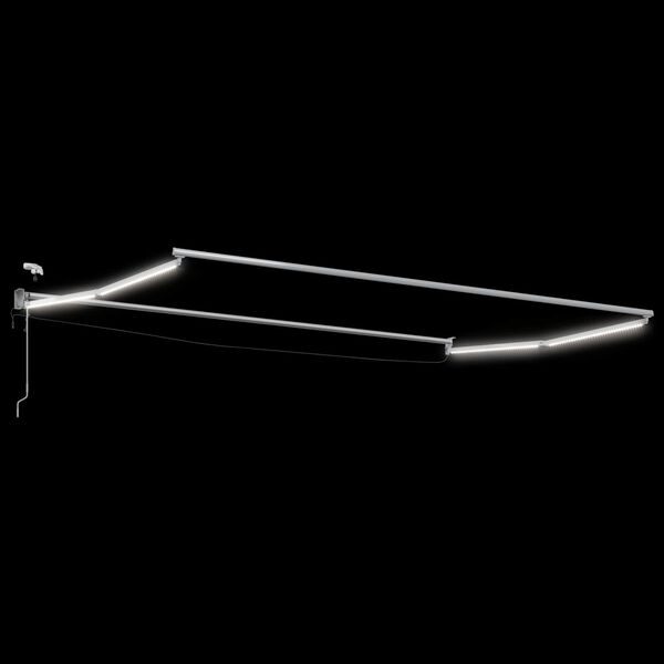 vidaXL Estructura de toldo retr&aacute;ctil el&eacute;ctrico 4 x 2 m Aluminio