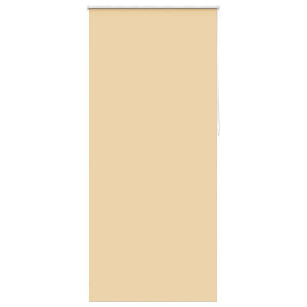 vidaXL Estor enrollable opaco 104,4x230 cm, ancho de tela 100 cm, beige