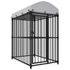vidaXL Perrera de exterior con techo 150x100x175 cm
