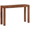 vidaXL Mesa consola de madera maciza de acacia 120x30x76 cm