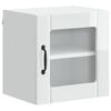 vidaXL Armario de vidrio para pared LUCCA Brillante 40 x 31 x 40 cm