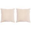 vidaXL Almohada 2 uds. 60 x 60 cm Todas las estaciones Fibra de Kapok