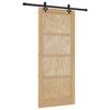 vidaXL Puerta Corredera ORKDAL 86 x 198,5 cm Madera de Pino Maciza