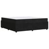 vidaXL Estructura de cama con colch&oacute;n Negro 200 x 200 cm tela