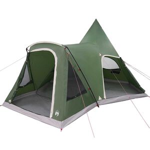vidaXL Tienda tipi con techo Verde 545 x 450 x 295 cm