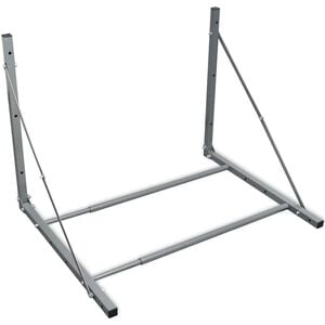 vidaXL Soporte para neum&aacute;ticos acero plateado