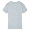 Camiseta de manga corta infantil gris 104