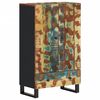 vidaXL Aparador con caj&oacute;n hierro y madera maciza reciclada 60x33x100cm