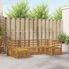 vidaXL Juegos de sof&aacute;s 6 pcs Natural Madera de Acacia S&oacute;lida