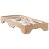vidaXL Estructura de cama sin colchón apilable 75x190 cm madera maciza