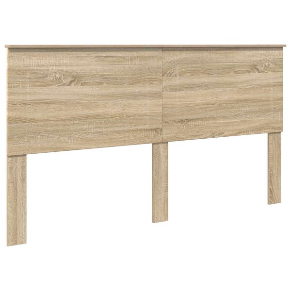 vidaXL Cabecero Roble Sonoma 180 cm Madera contrachapada