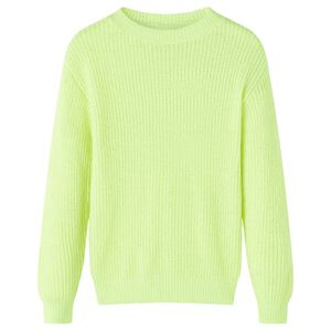 Jersey de punto infantil amarillo ne&oacute;n 116