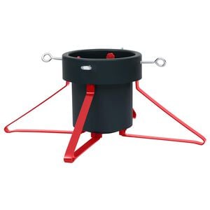vidaXL Soporte para &aacute;rbol de Navidad verde y rojo 46x46x19 cm