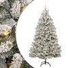 vidaXL &Aacute;rbol de Navidad artificial 180 cm 300 LED Blanco C&aacute;lido