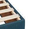 vidaXL Cama box spring con colch&oacute;n terciopelo azul 180x200 cm