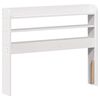 vidaXL Estructura de cama sin colchón madera maciza blanca 75x190 cm