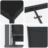 vidaXL Conjunto de Comedor de Jard&iacute;n 5 pcs Negro