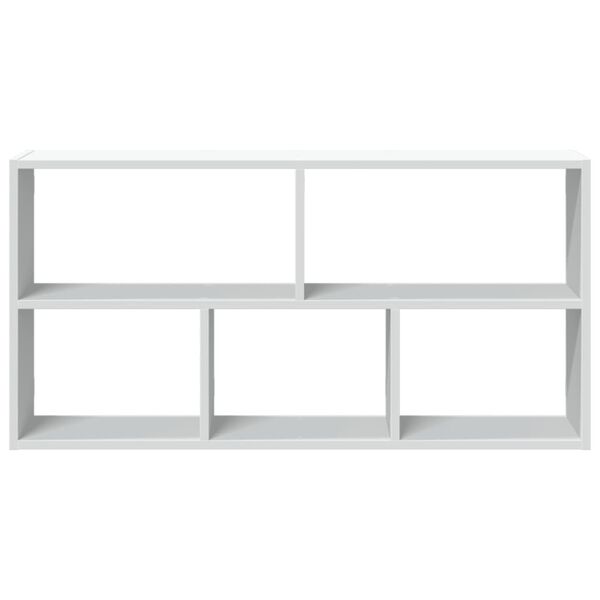 vidaXL Estanter&iacute;a de pared madera ingenier&iacute;a blanca 100x25x50 cm