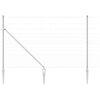 vidaXL Valla de alambre soldado con picos 25 x 1,5 m Acero Galvanizado