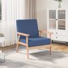 vidaXL Sillón de tela azul