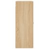 vidaXL Armarios de pared 2 uds madera de ingeniería roble Sonoma