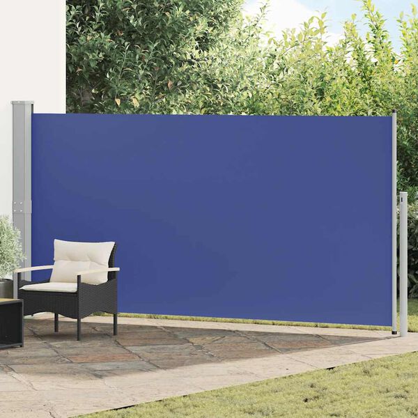 vidaXL Toldo lateral retr&aacute;ctil 160x500 cm azul