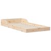 vidaXL Estructura de cama Marr&oacute;n 80 x 210 cm Madera de pino macizo