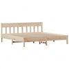 vidaXL Estructura de cama sin colch&oacute;n madera maciza de pino 200x200 cm