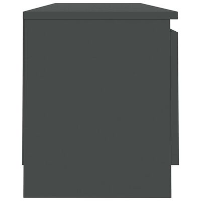 vidaXL Mueble para TV de aglomerado gris 120x30x35,5 cm
