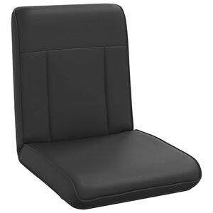 vidaXL Silla de suelo Negro 50 x 73 x 60 cm Cuero sint&eacute;tico