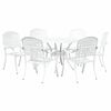 vidaXL Conjunto de Comedor de Jard&iacute;n 7 pcs Aluminio