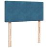vidaXL Cama box spring con colch&oacute;n terciopelo azul 100x200 cm