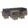 vidaXL Conjunto de sof&aacute;s de jard&iacute;n 12 uds. 8-N&uacute;mero de plazas Gris