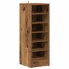 vidaXL Zapatero de aglomerado madera vieja 32x35x92 cm