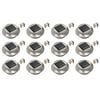vidaXL L&aacute;mparas solares redondas de exterior 12 uds LED 12 cm