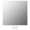 vidaXL Espejo de pared cuadrado vidrio 50x50 cm