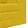 vidaXL Sof&aacute; cama 60cm Amarillo Terciopelo