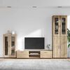 vidaXL Conjunto de mueble de TV con caj&oacute;n FLORIN Roble Sonoma