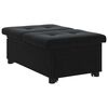 vidaXL Sofá Cama Negro 67 x 194 x 38 cm Terciopelo