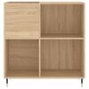 vidaXL Mueble discos madera contrachapada roble Sonoma 84,5x38x89 cm