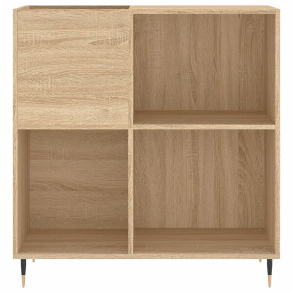 vidaXL Mueble discos madera contrachapada roble Sonoma 84,5x38x89 cm
