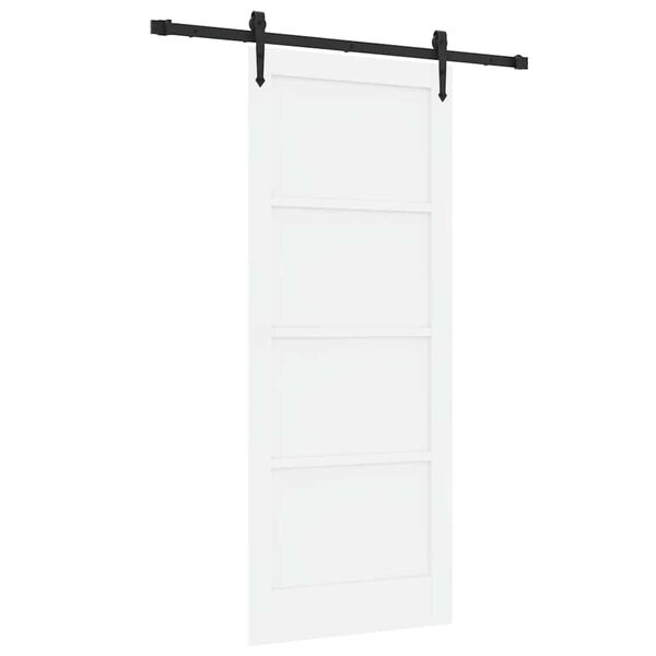 vidaXL Puerta Corredera ORKDAL 83 x 202 cm Madera de pino macizo
