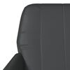 vidaXL Sill&oacute;n de cuero sint&eacute;tico negro 61x78x80 cm